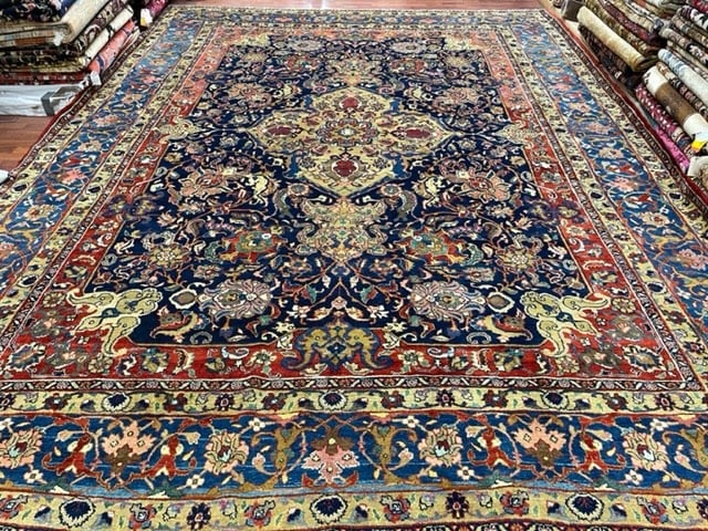 Antique Persian Large Size Heriz / Tabriz Rug-5023 (1 of 11)