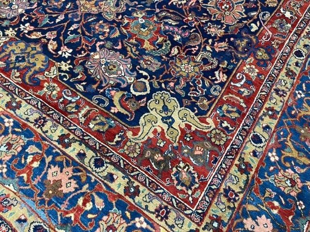 Antique Persian Large Size Heriz / Tabriz Rug-5023 - 3