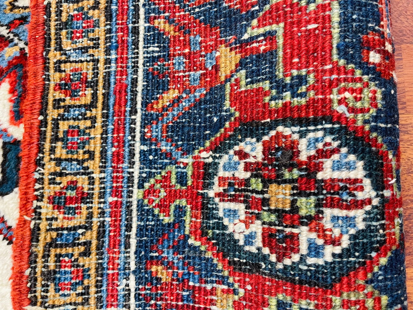 Antique all over Persian Heriz Rug-4837 - 8