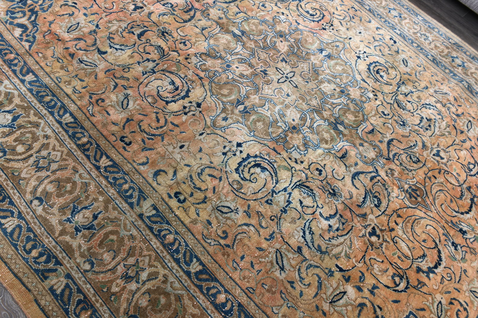 9'0'' x 12'5'' Unique Handmade Vintage Rug - 242723 - 4