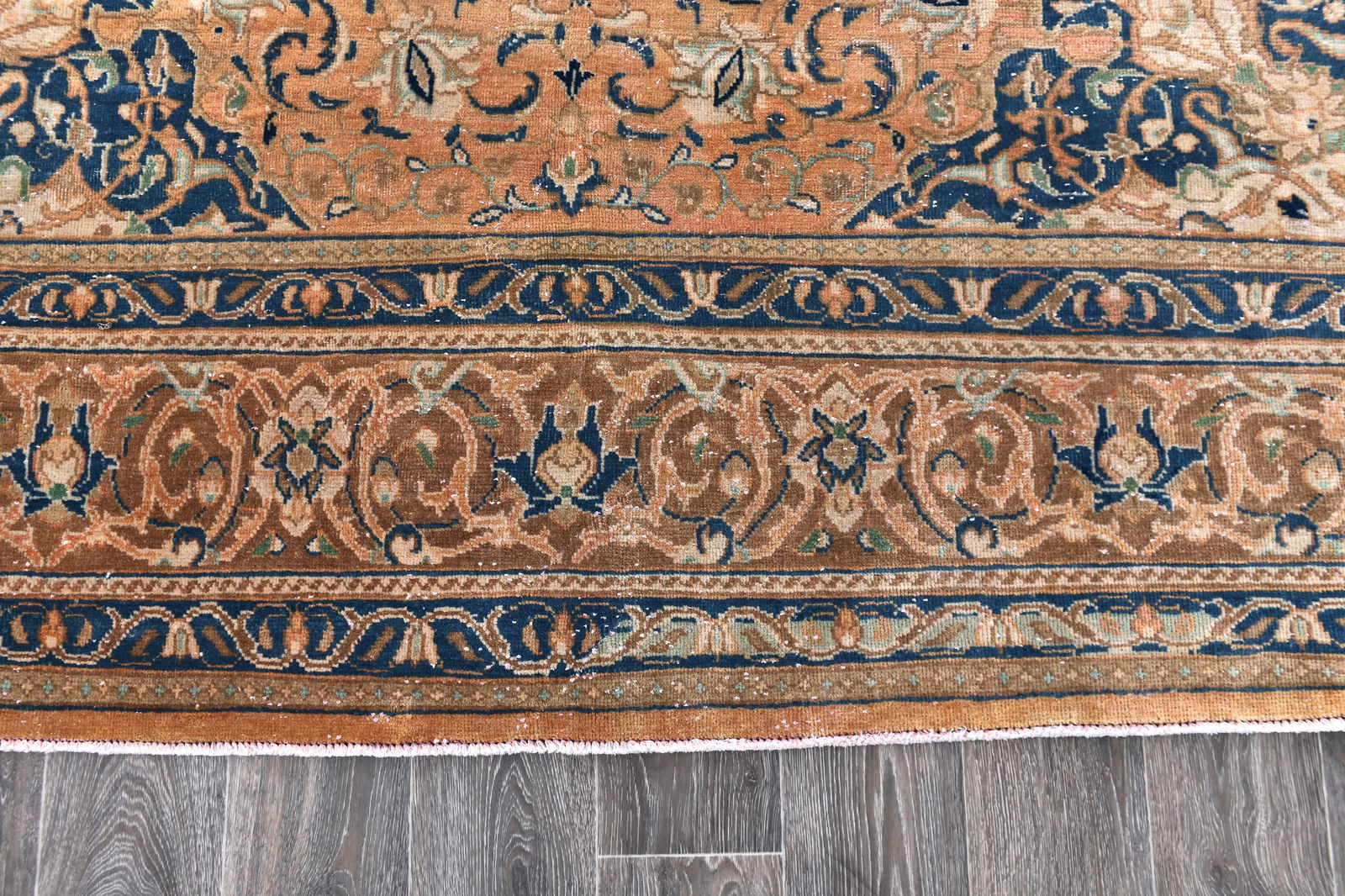 9'0'' x 12'5'' Unique Handmade Vintage Rug - 242723 - 9