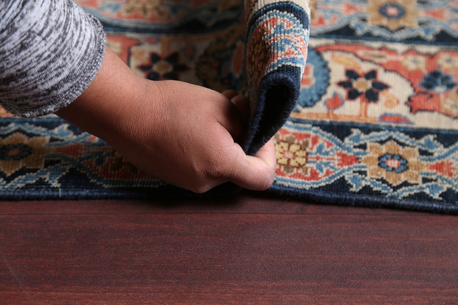 Pre-1900 Antique Vegetable Dye Tabriz Haj Jalili Persian Rug 14x22 - 19