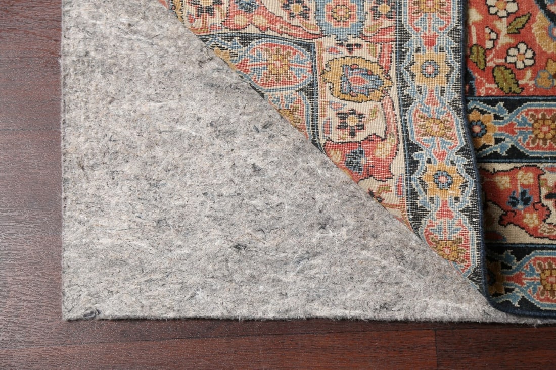 Pre-1900 Antique Vegetable Dye Tabriz Haj Jalili Persian Rug 14x22 - 8