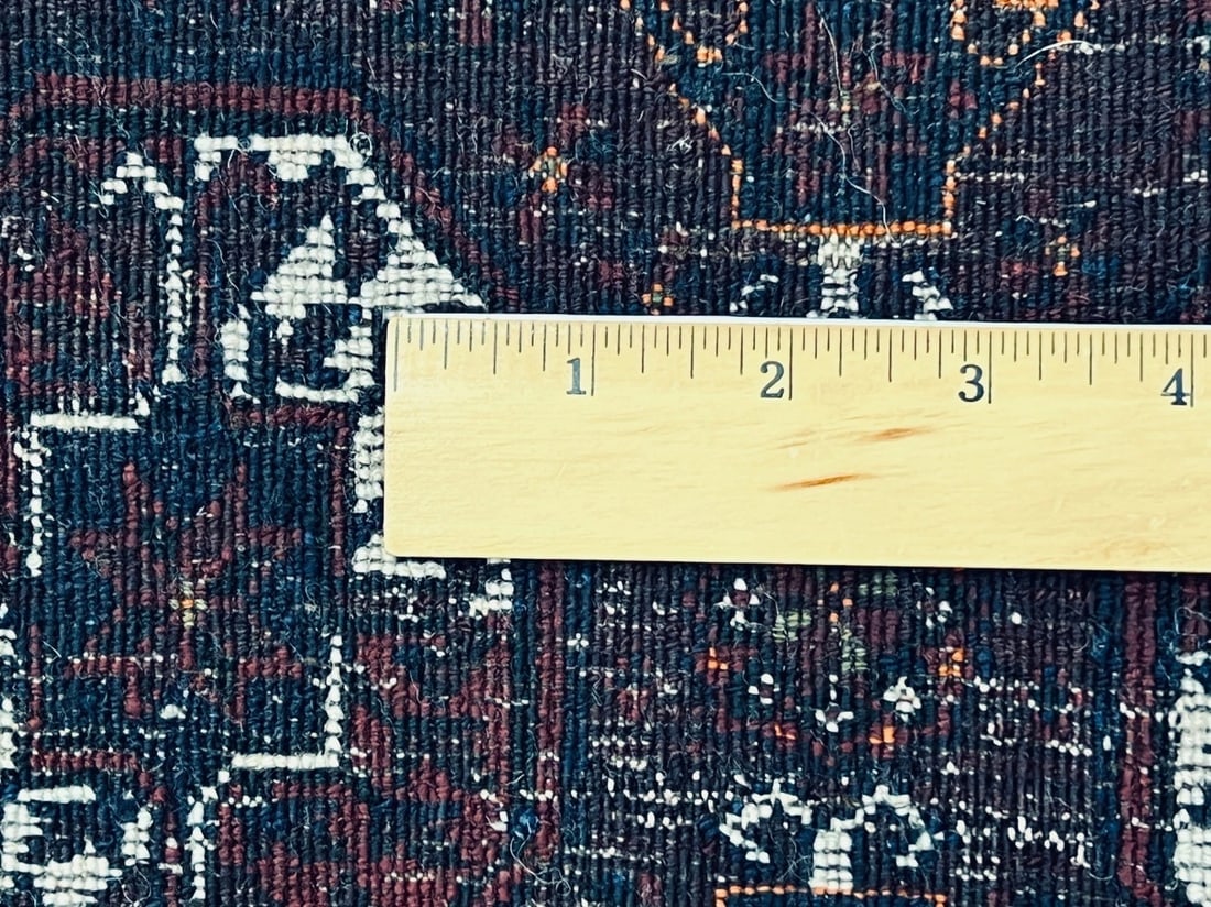 Hand Knotted Antique Persian Balouch Geometric Tribal Oriental Area Rug 4'2" x 7'11" - 10