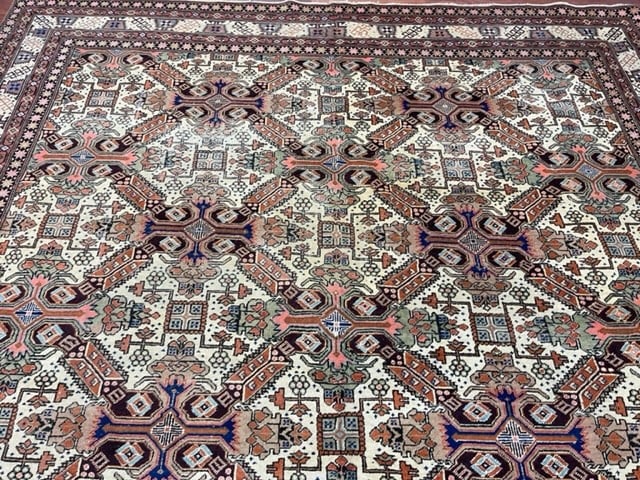 Antique Caucasian Design Large kaysari rug-5002 - 6