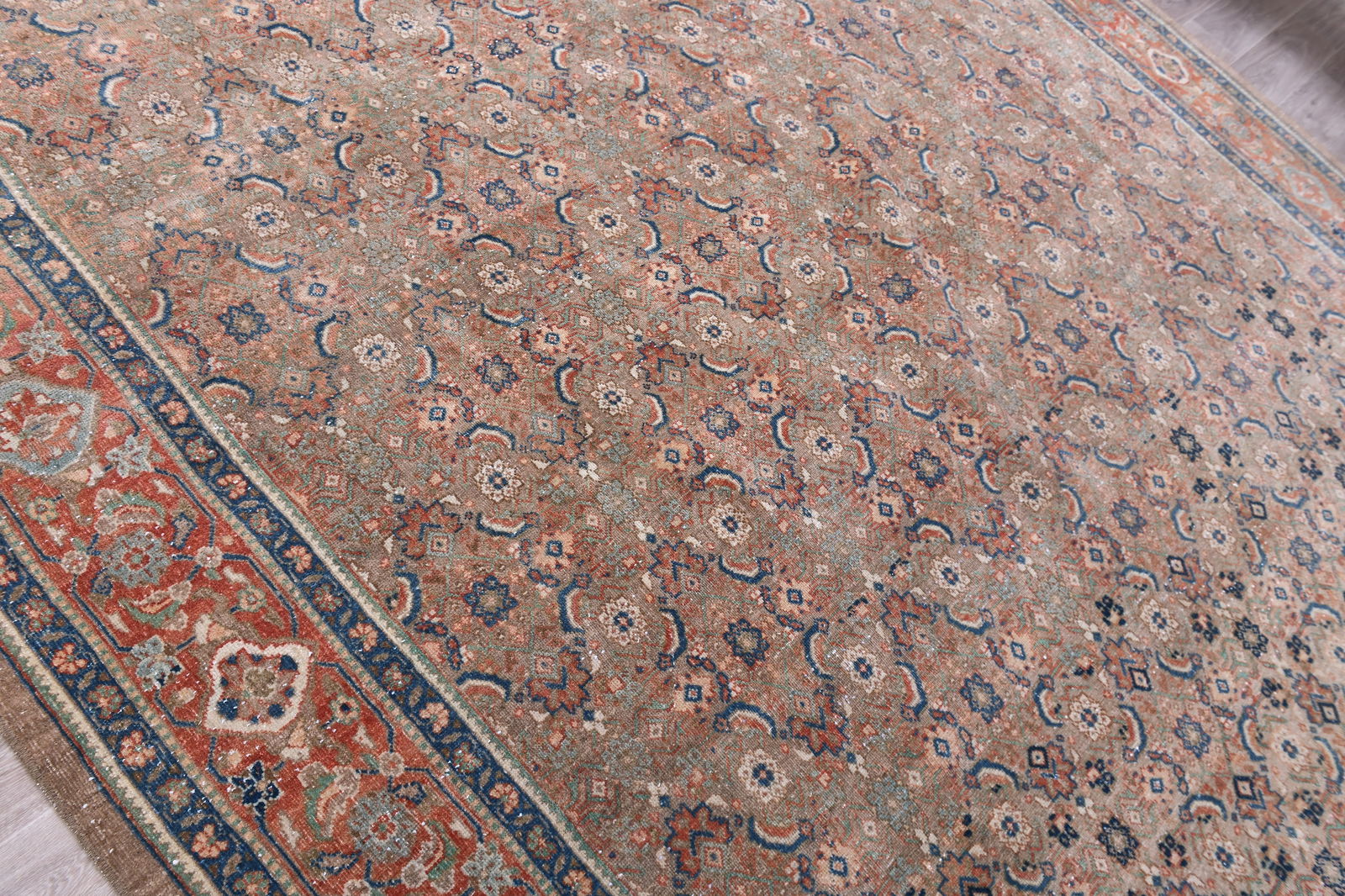 9'7'' x 13'5'' Unique Handmade Vintage Rug - 243565 - 4