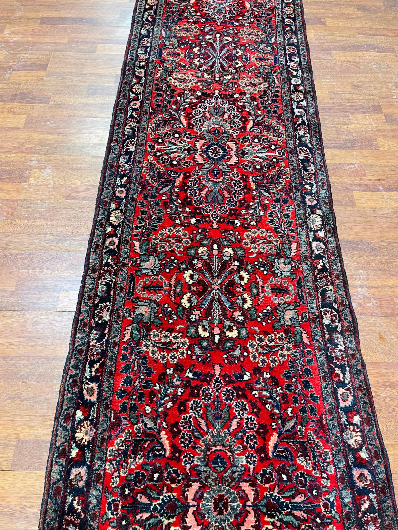 Antique Persian Hamadan Runner-2912 - 8