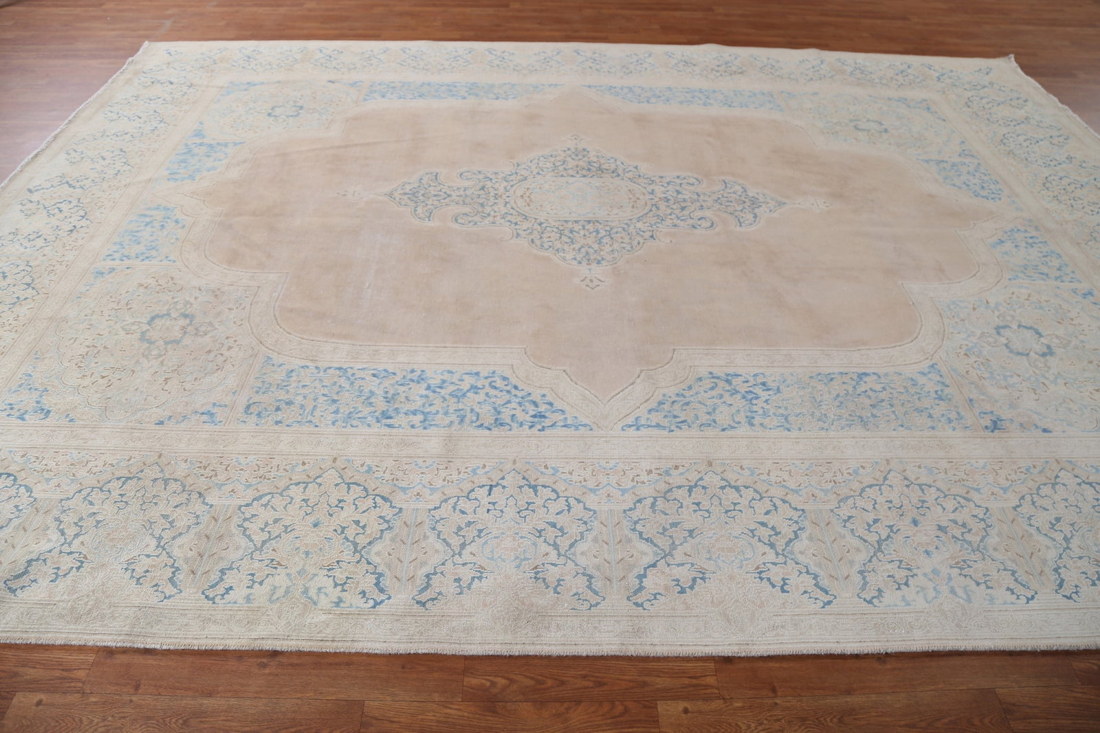 Vegetable Dye Antique Kerman Persian Area Rug 9x12 - 15