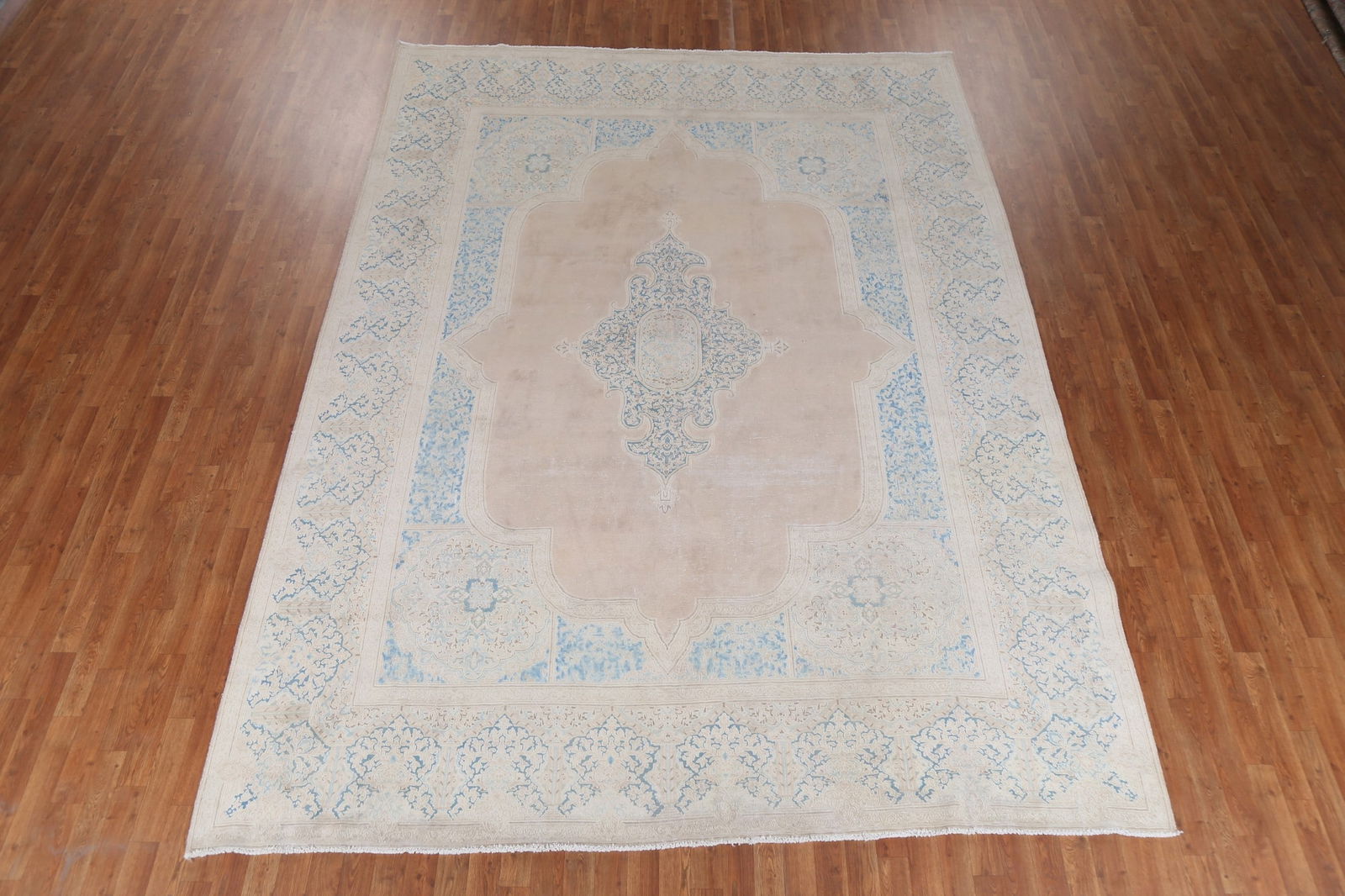 Vegetable Dye Antique Kerman Persian Area Rug 9x12 - 3