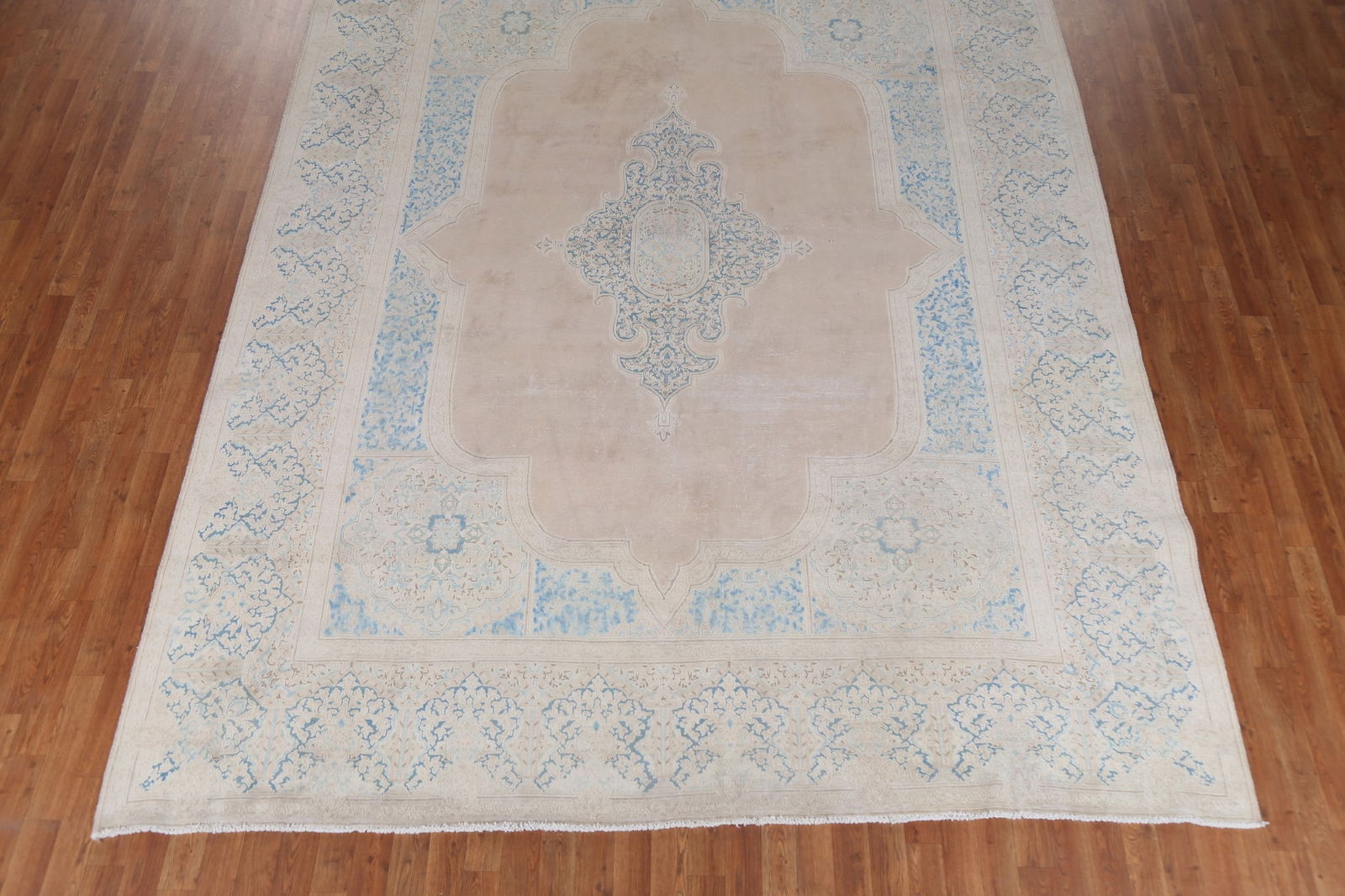 Vegetable Dye Antique Kerman Persian Area Rug 9x12 - 6