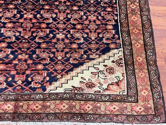 Vintage persian Hamadan rug-4544 - 3