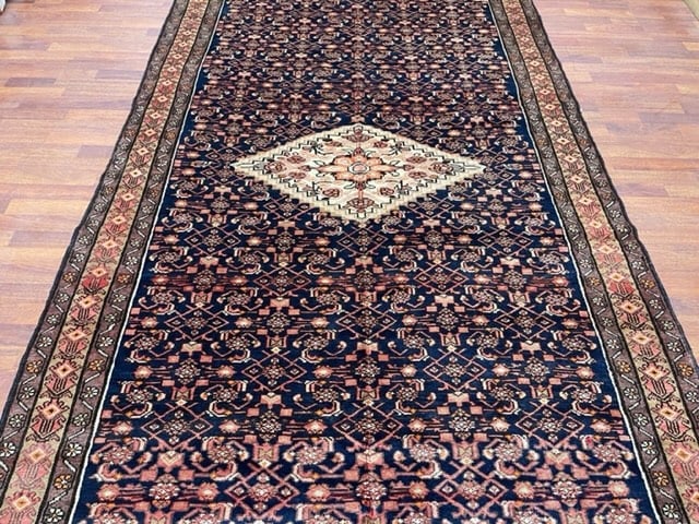 Vintage persian Hamadan rug-4544 - 4