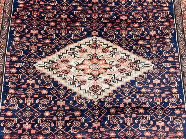 Vintage persian Hamadan rug-4544 - 5