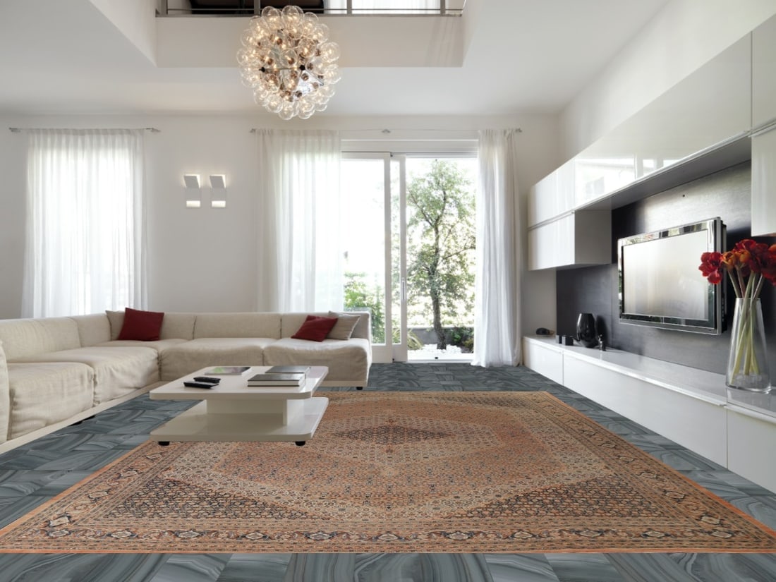 Pre-1900 Antique Vegetable Dye Tabriz Haj Jalili Persian Rug 13x18 - 2