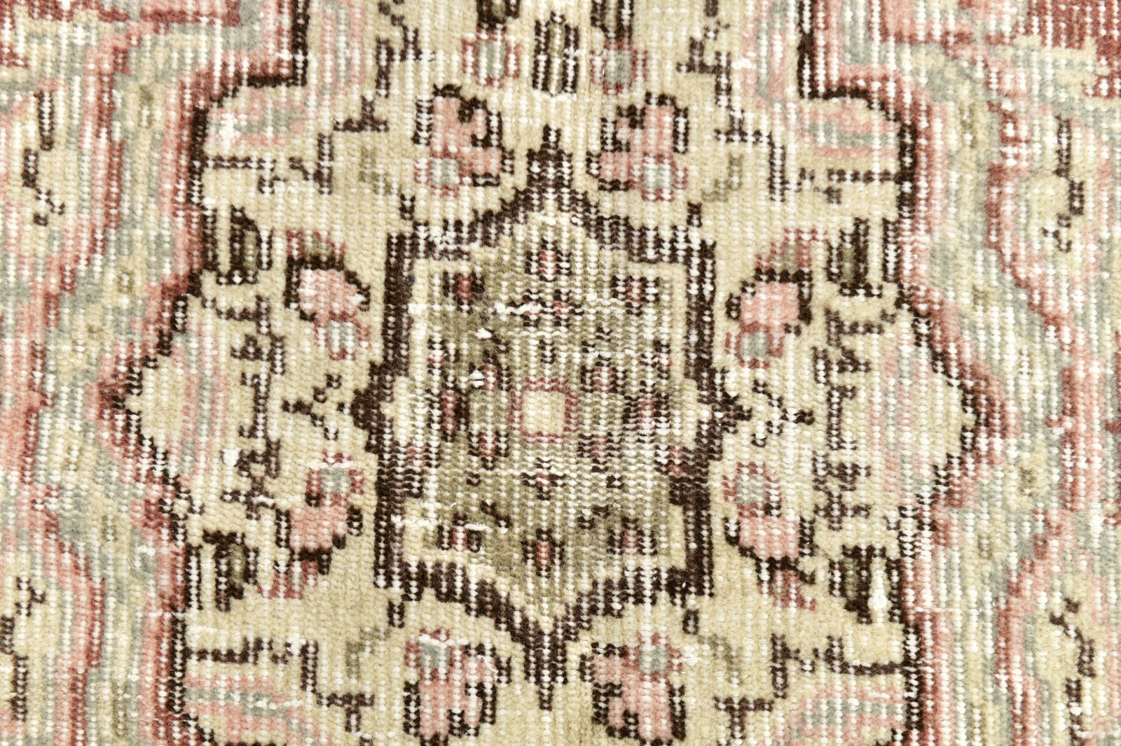 5'2'' x 8'6'' Handmade Vintage Wool Rug - 24656 - 9