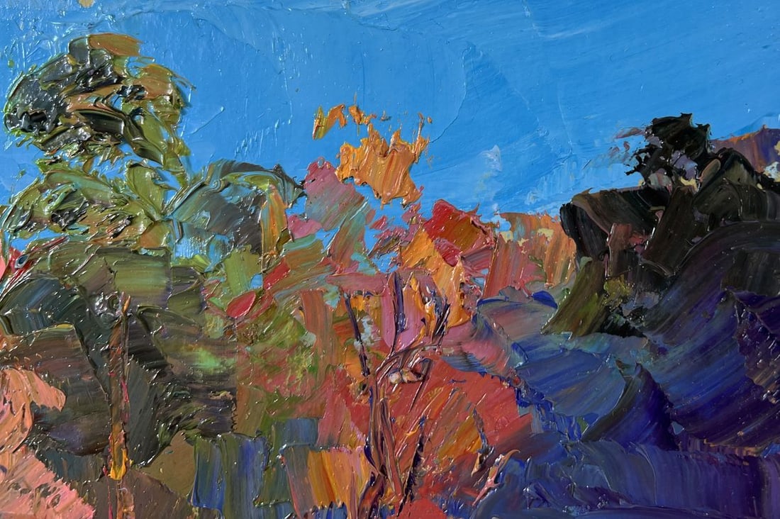 Oil painting Snow under the sun Boris Serdyuk - 4