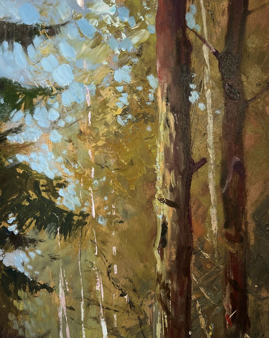 Oil painting Winter patterns of nature Yuriy Suprunchuk - 4