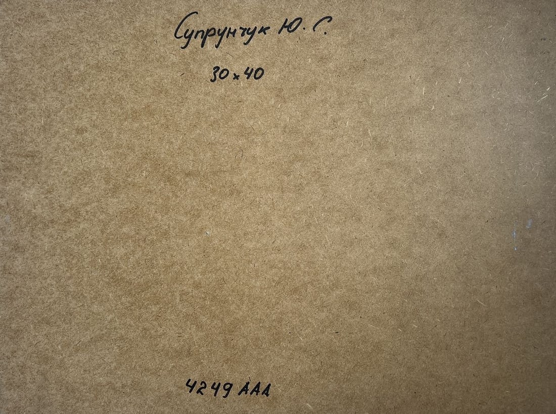 Oil painting Path through snowdrifts Yuriy Suprunchuk - 10