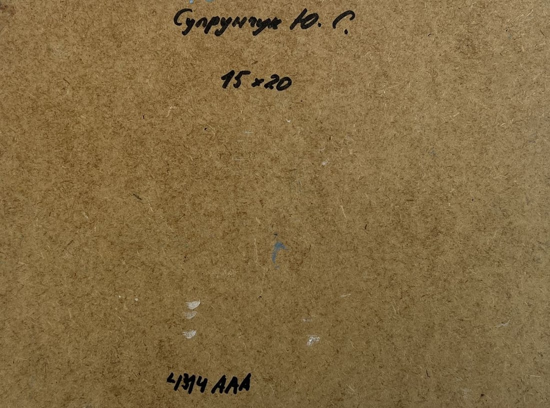 Oil painting The first snow fell Yuriy Suprunchuk - 8