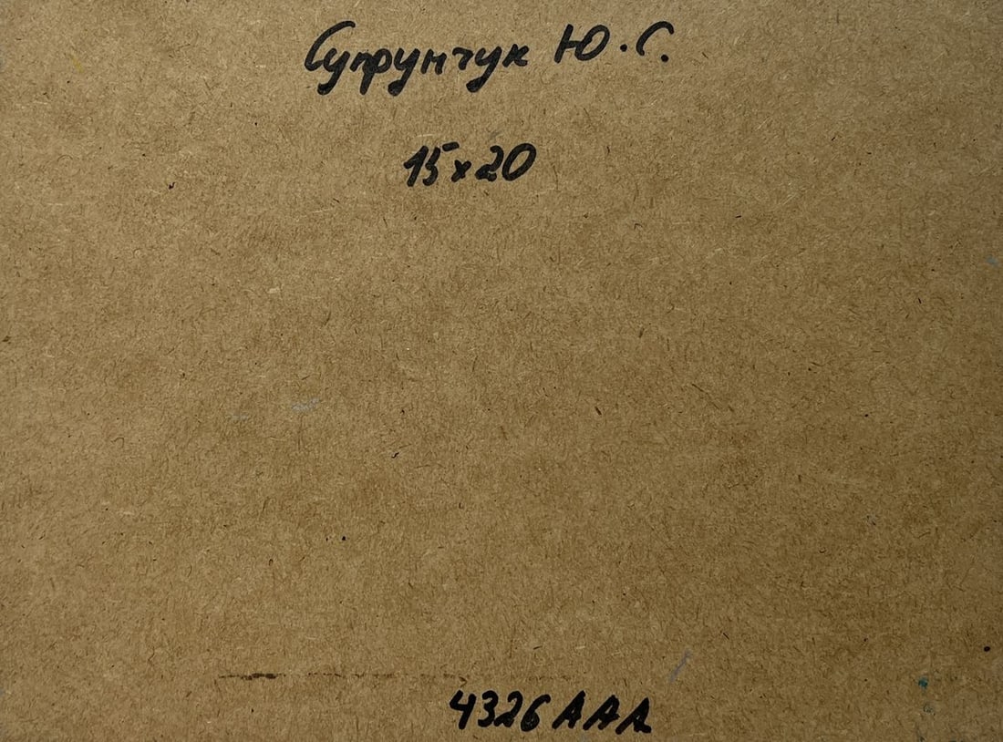 Oil painting Path through the snow Yuriy Suprunchuk - 8