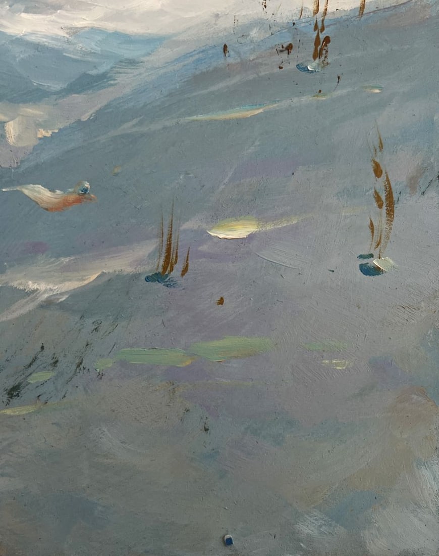 Oil painting Rest in the winter forest Yuriy Suprunchuk - 7