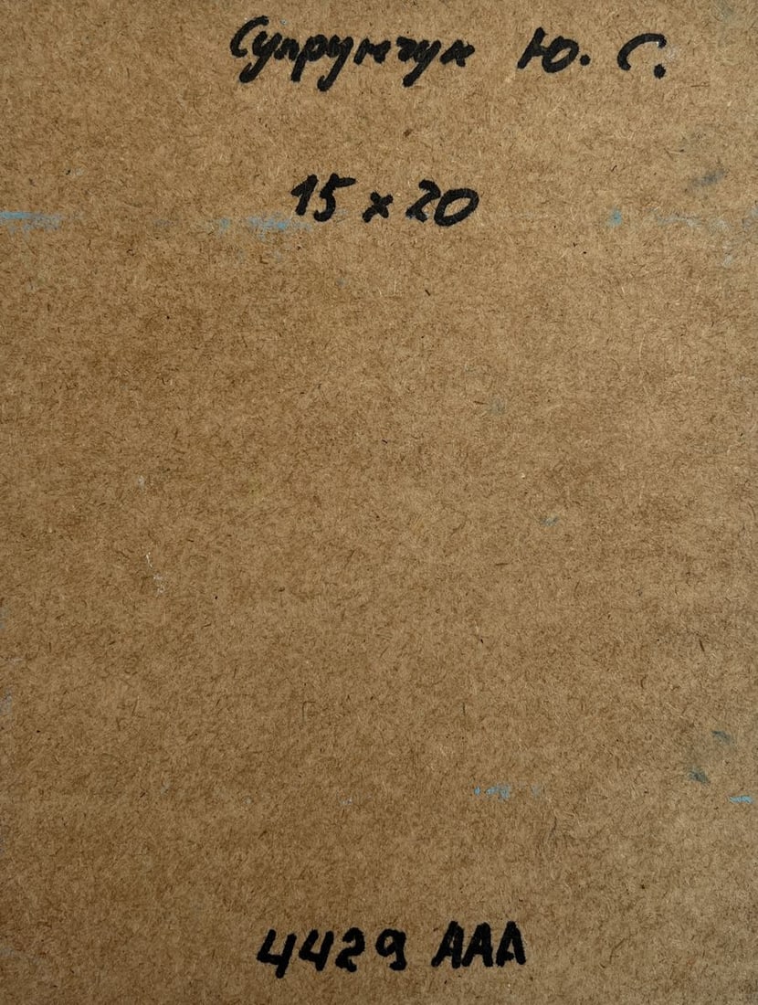 Oil painting Winter sunset in the forest Yuriy Suprunchuk - 8