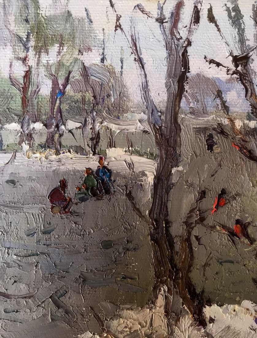 Oil painting The ice was binding Oksana Kalenyuk - 4