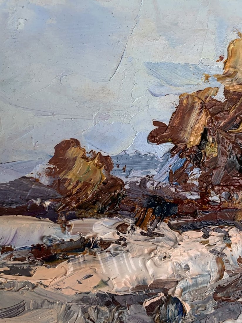 Oil painting Winter road Alexander Cherednichenko - 4