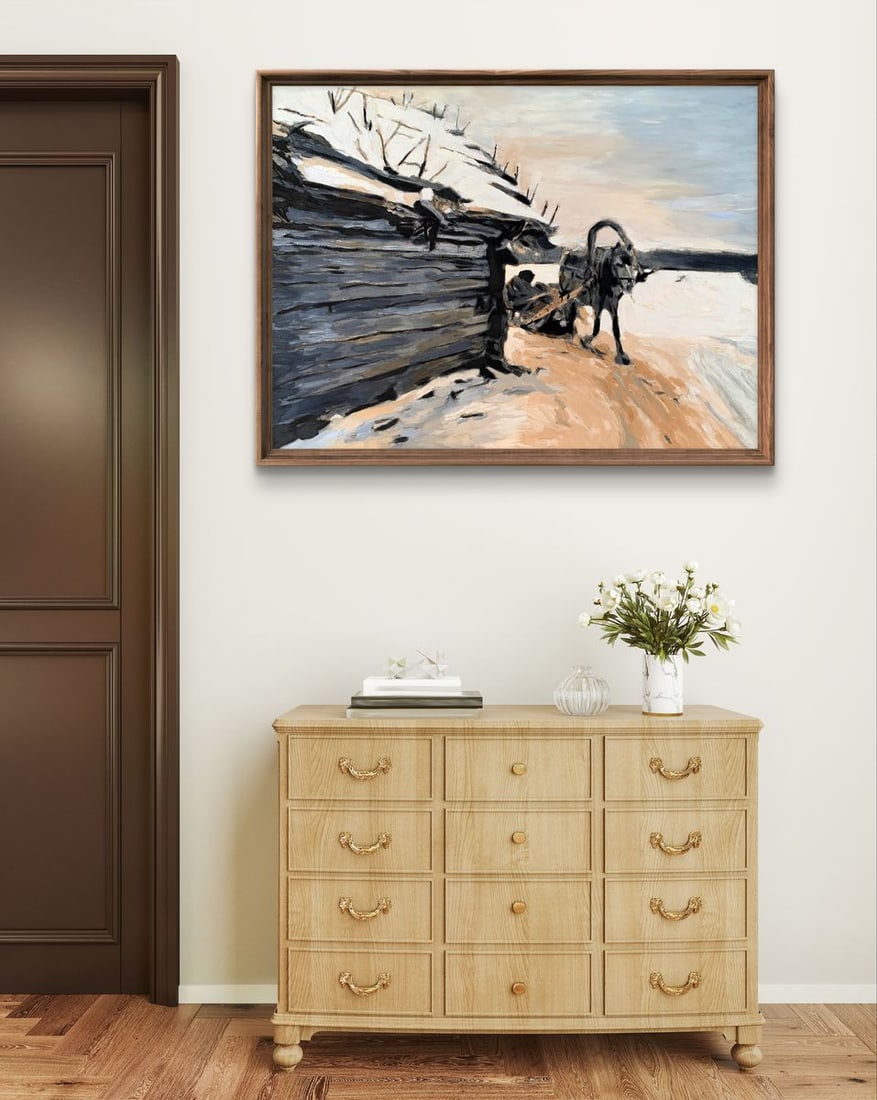 Oil painting Faithful Horse Oleksandr Gukalov - 2