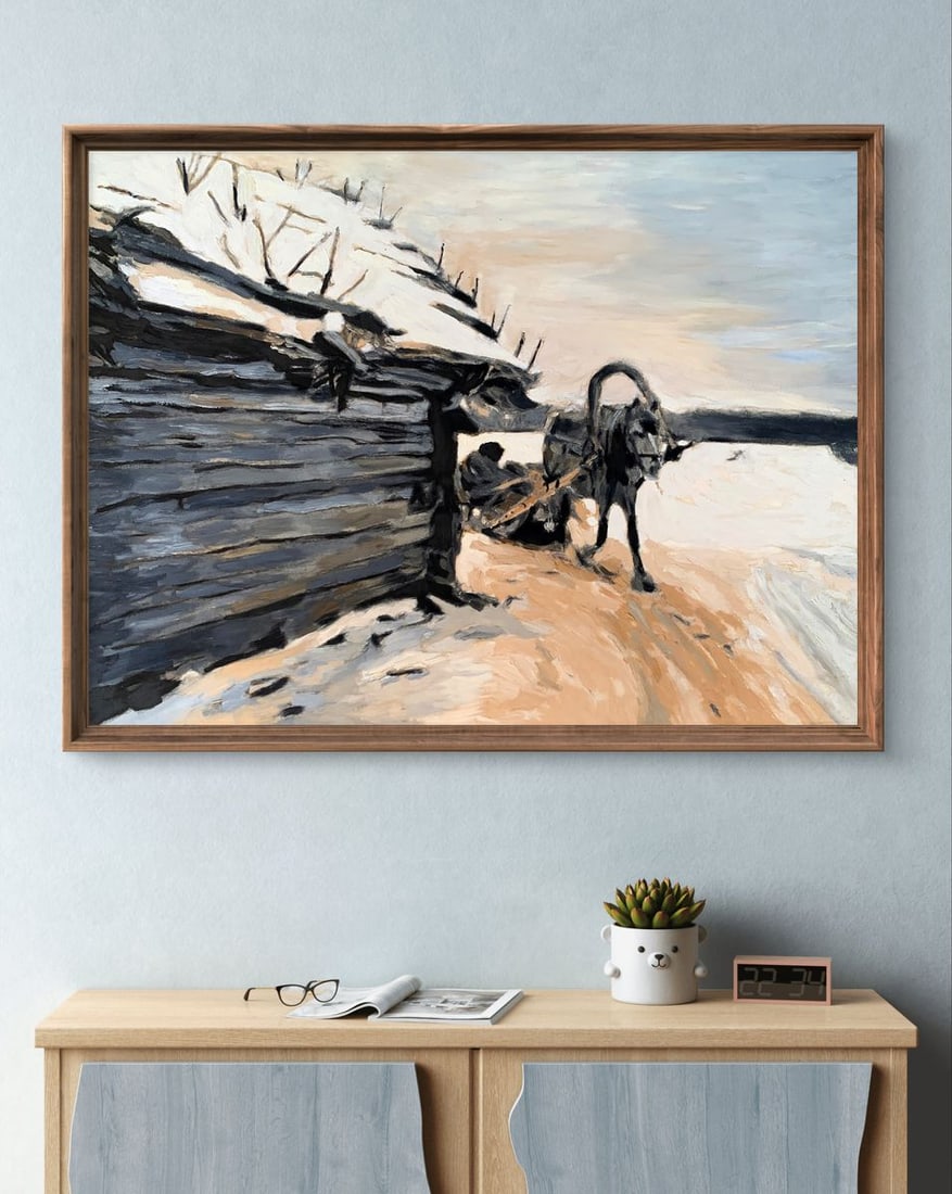 Oil painting Faithful Horse Oleksandr Gukalov - 3