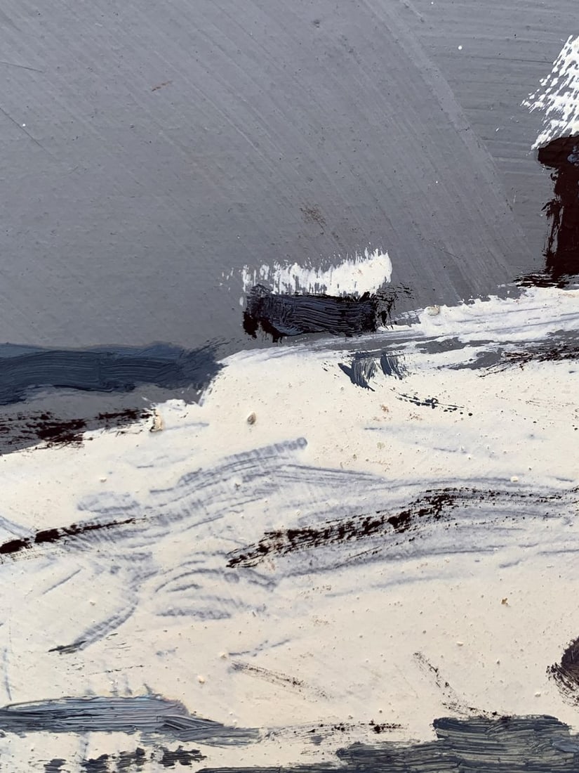 Oil painting After heavy snowfall Leonid Maistrenko - 5