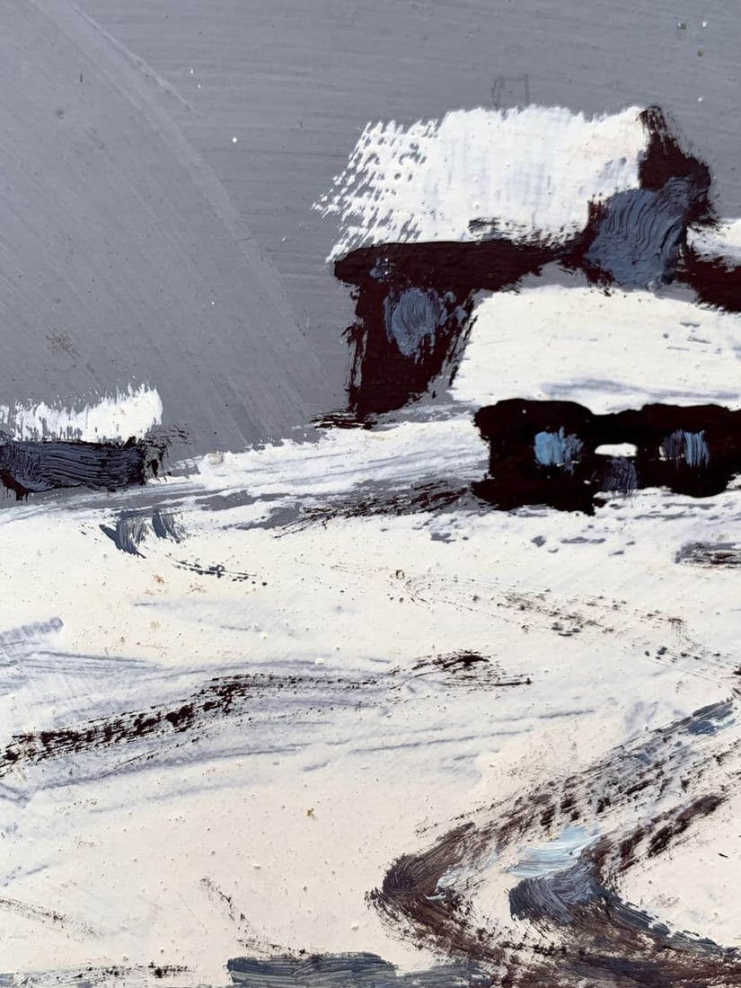 Oil painting After heavy snowfall Leonid Maistrenko - 6