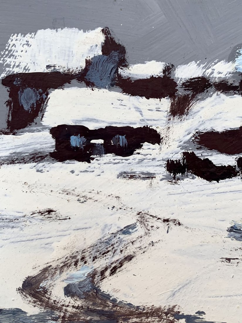 Oil painting After heavy snowfall Leonid Maistrenko - 8