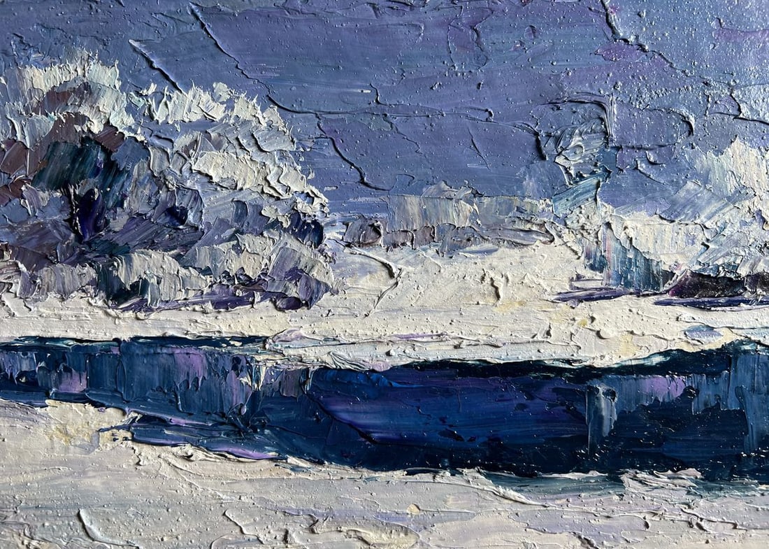 Oil painting Winter crystal Boris Serdyuk - 5