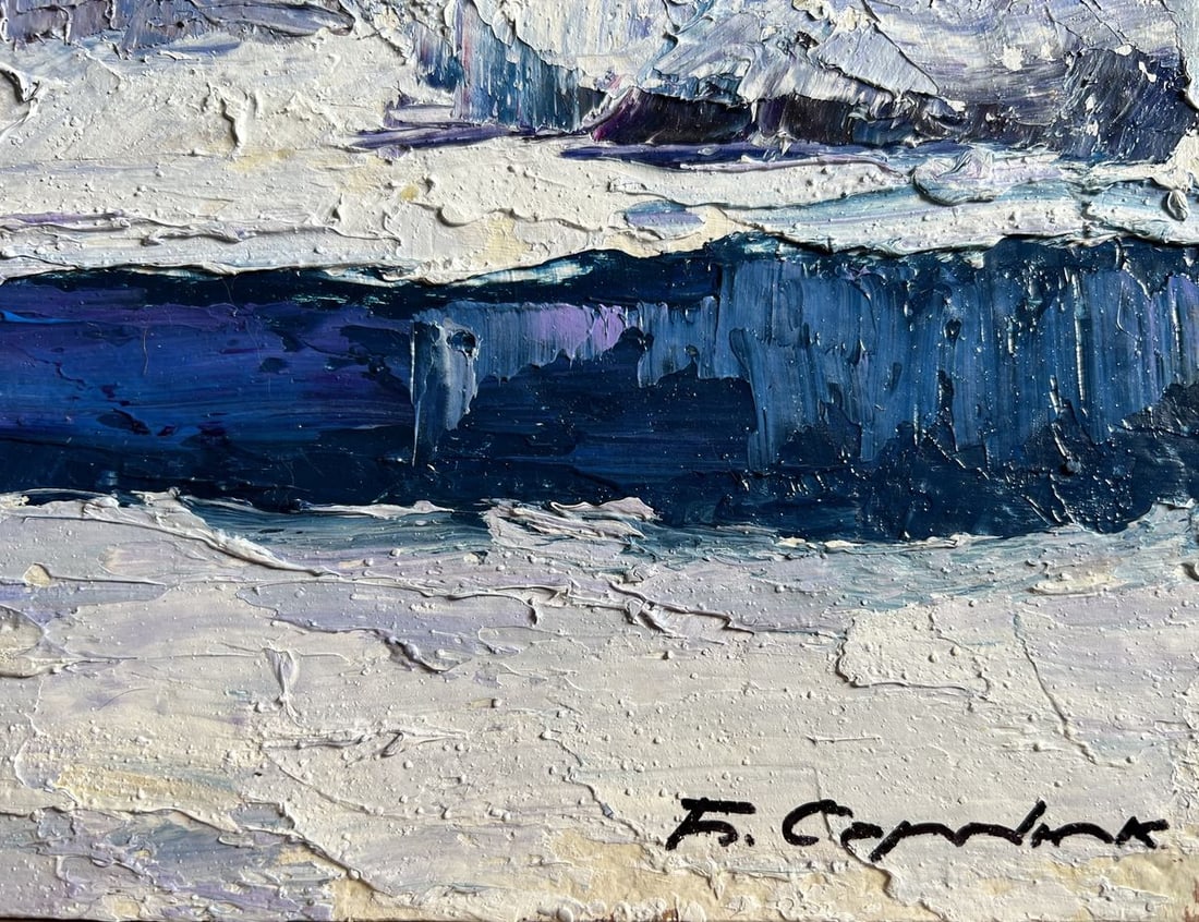 Oil painting Winter crystal Boris Serdyuk - 9