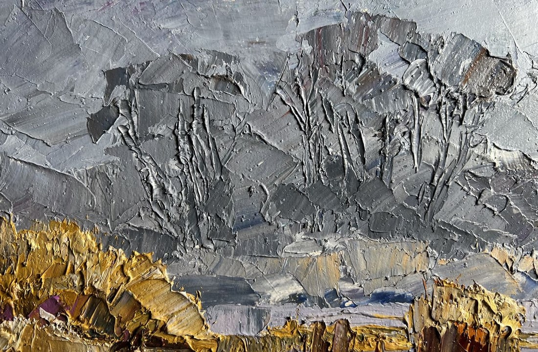 Oil painting Morning frosts Boris Serdyuk - 5