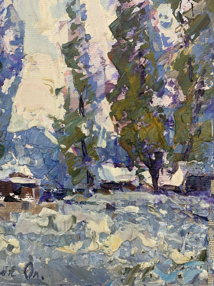 Oil painting Cold Kalenyuk Alex - 10