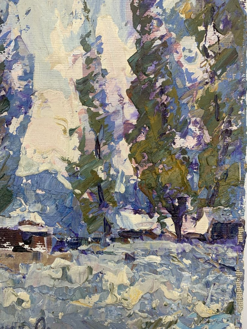 Oil painting Cold Kalenyuk Alex - 8