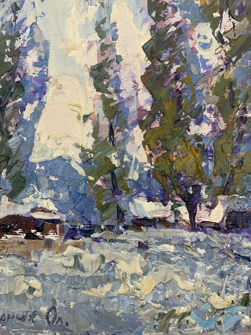 Oil painting Cold Kalenyuk Alex - 9
