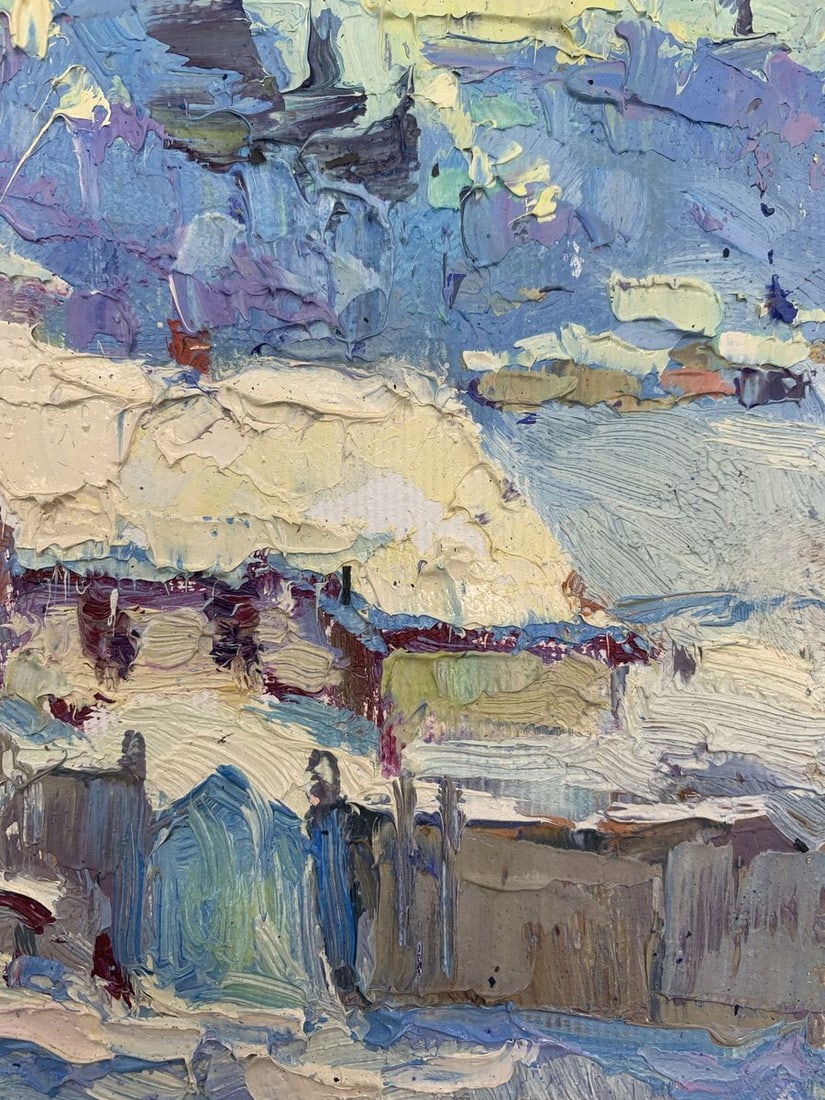 Oil painting Winter Kalenyuk Oksana - 10