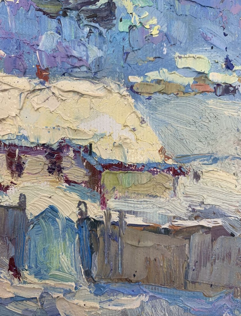 Oil painting Winter Kalenyuk Oksana - 11