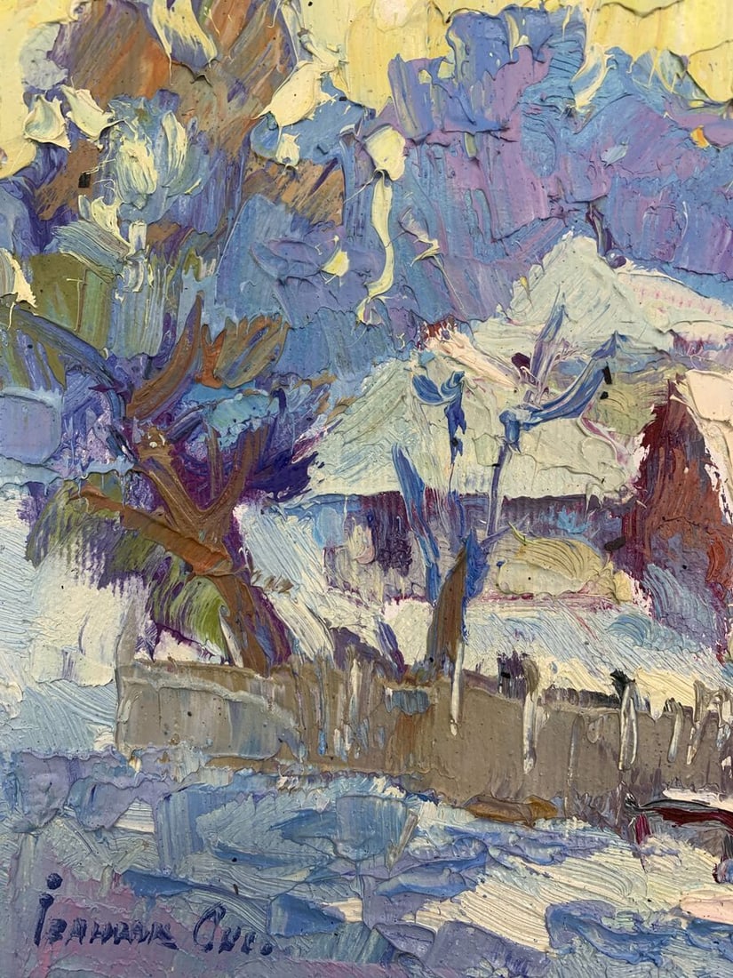 Oil painting Winter Kalenyuk Oksana - 4