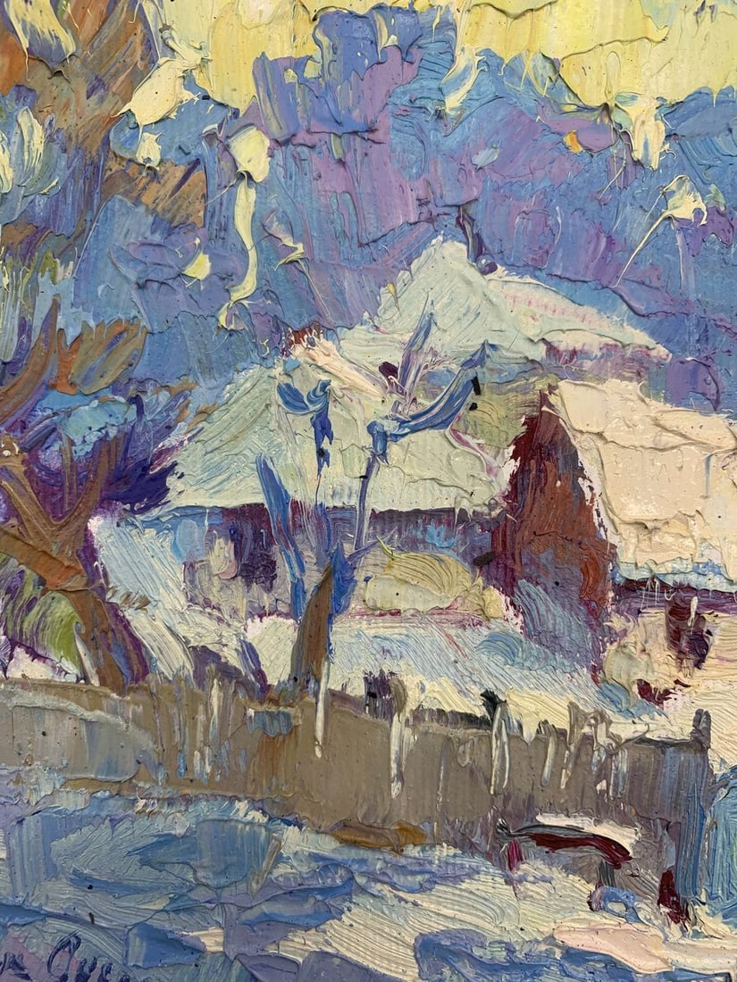 Oil painting Winter Kalenyuk Oksana - 5