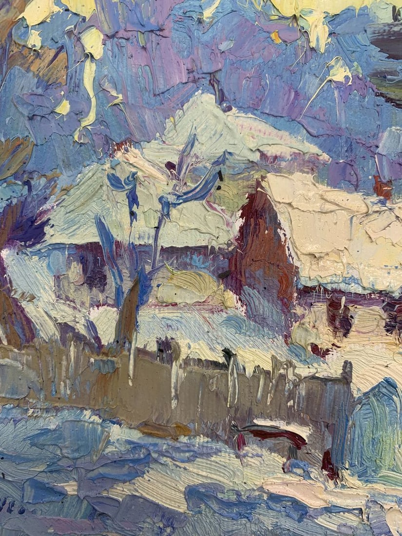 Oil painting Winter Kalenyuk Oksana - 6