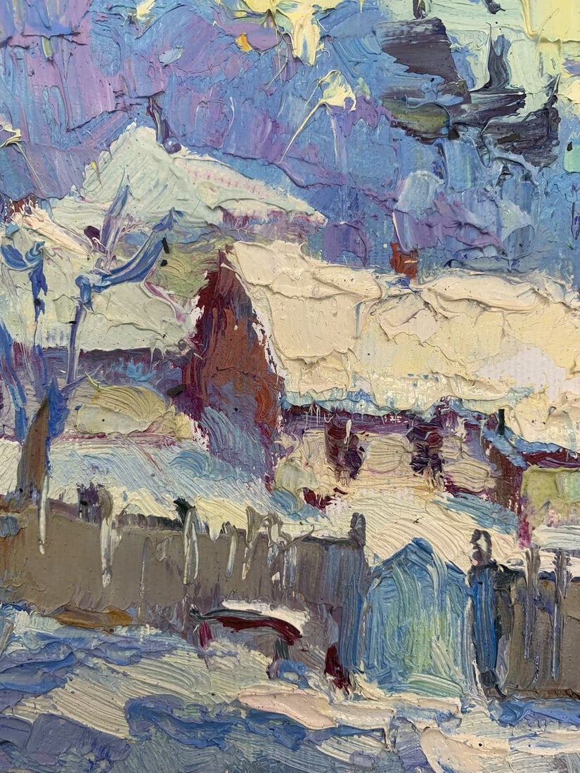 Oil painting Winter Kalenyuk Oksana - 7