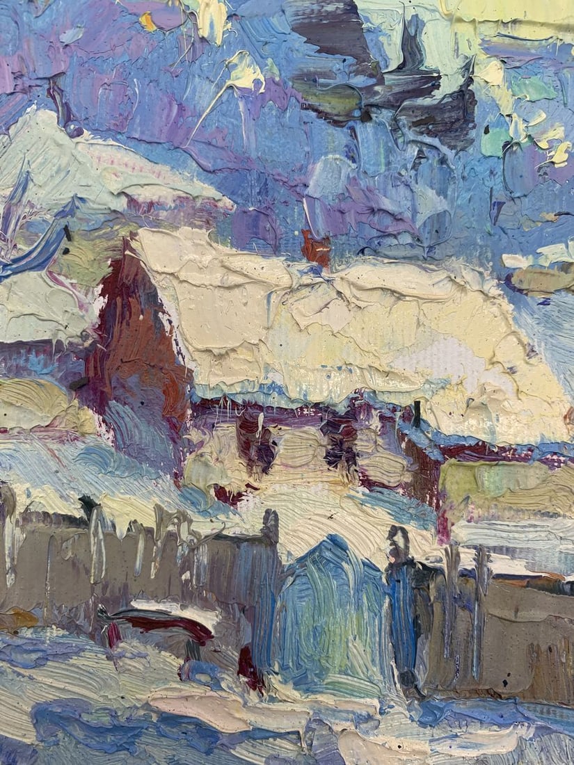 Oil painting Winter Kalenyuk Oksana - 8