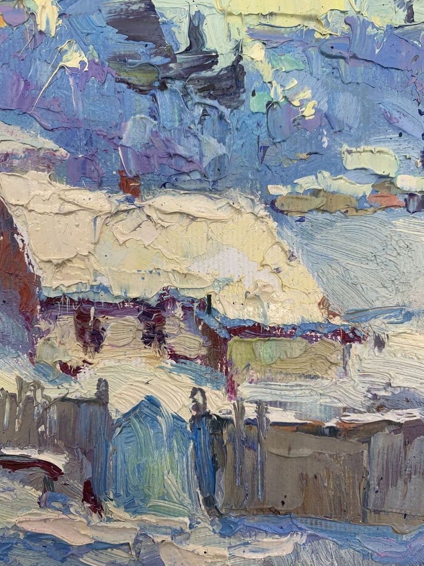 Oil painting Winter Kalenyuk Oksana - 9