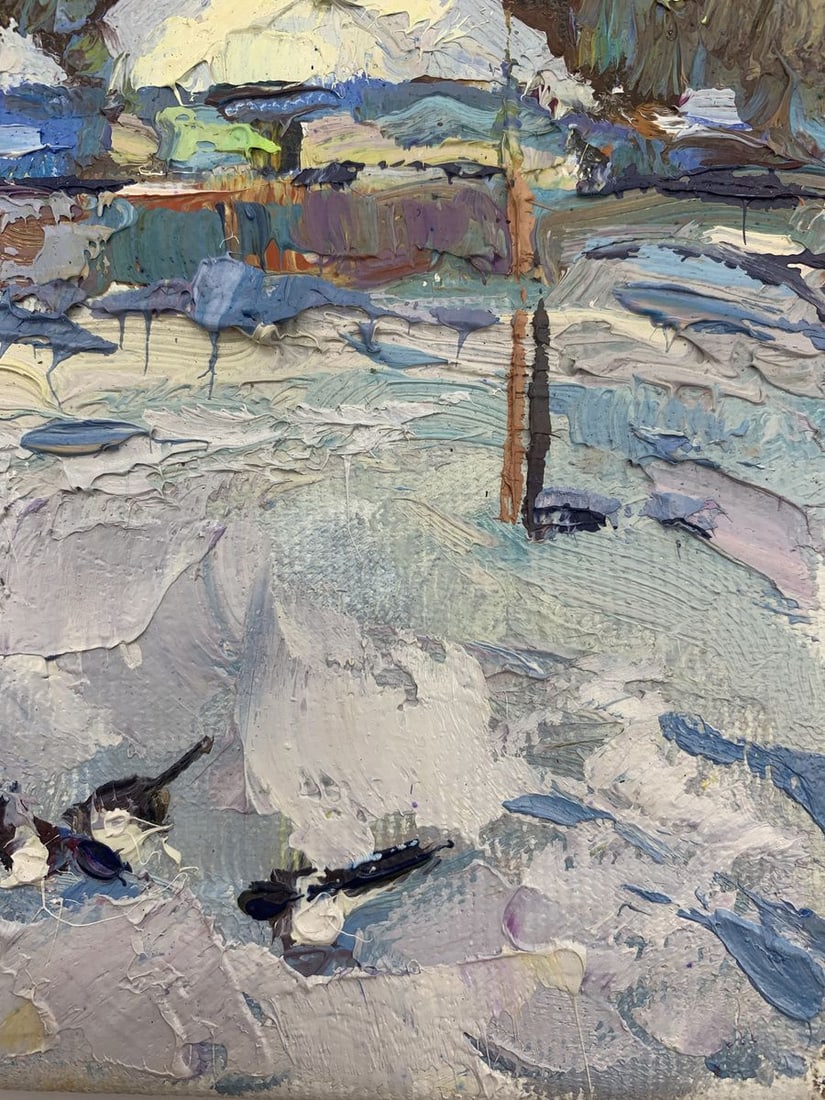 Oil painting In the evening Kalenyuk Oksana - 11