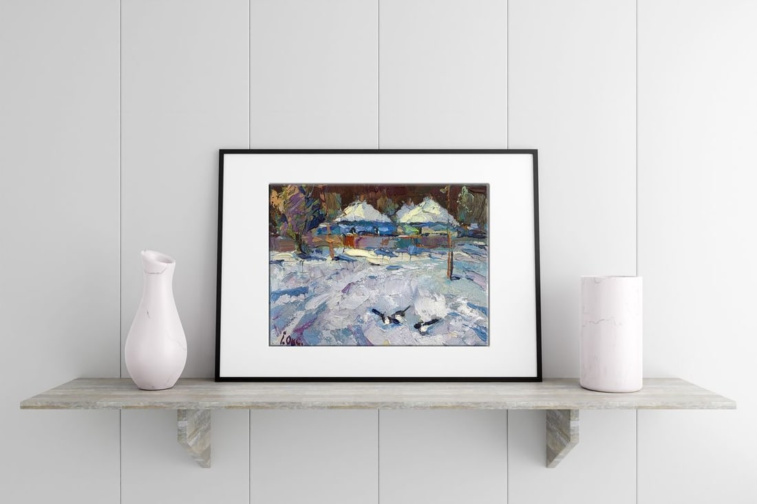 Oil painting In the evening Kalenyuk Oksana - 3