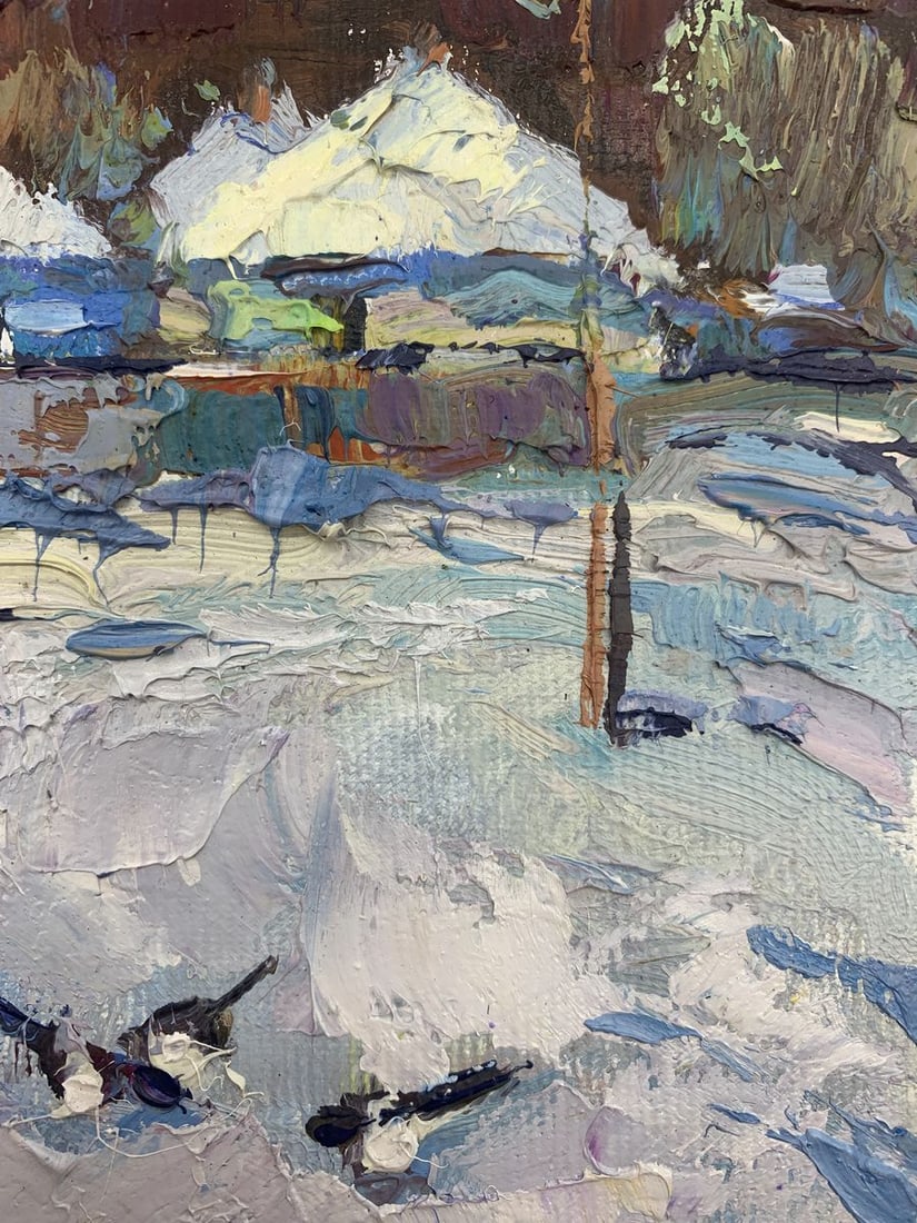 Oil painting In the evening Kalenyuk Oksana - 8